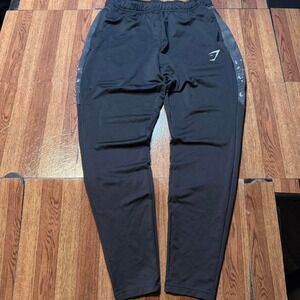 GymShark Black Retro Tech Sportswear Sweatpants Jogger Large